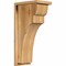 Ekena Millwork Yorktown Rough Sawn Corbel w/Backplate, Western Red Cedar, 8"W x 12"D x 24"H COR08X12X24YOR01RWR - alternate 1